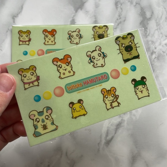 Vintage Hamtaro stickers set - Picture 2 of 5